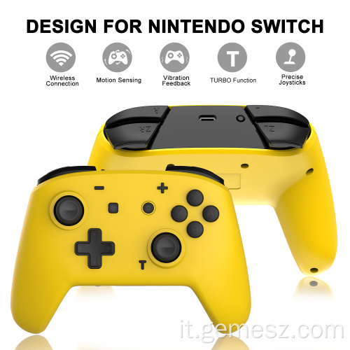 Controller Switch Wireless Nintendo Giallo